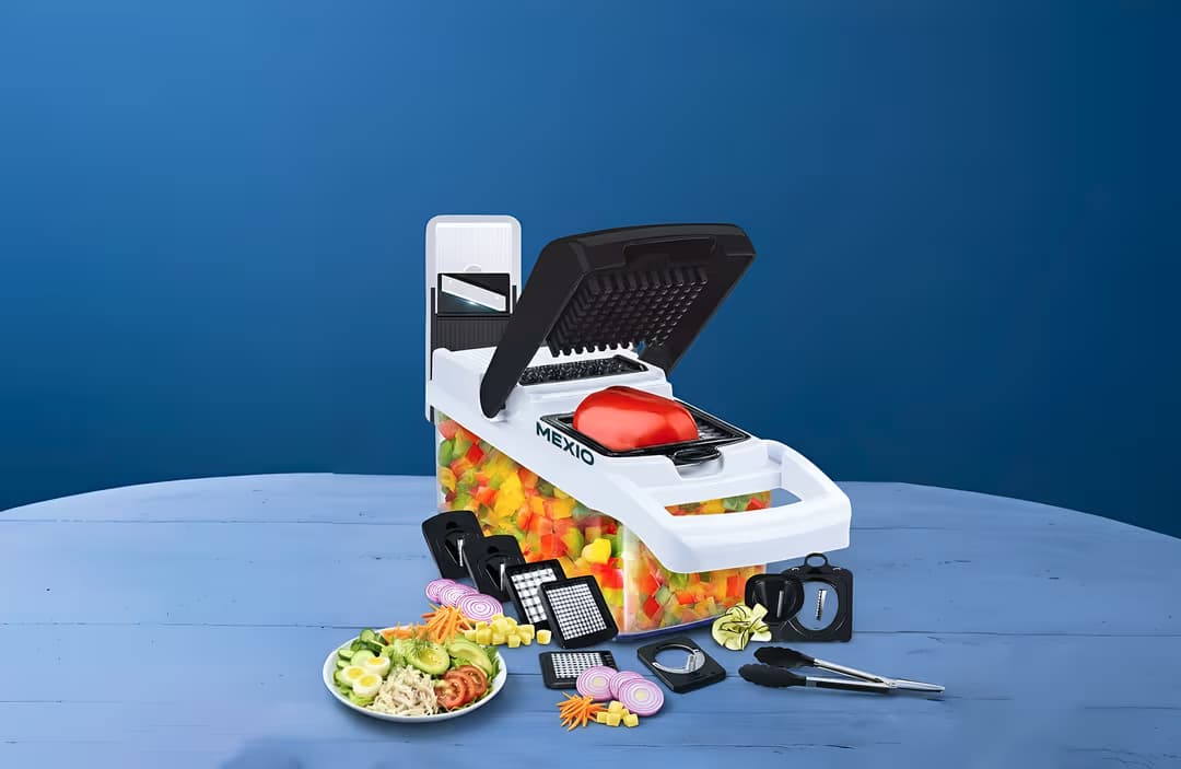 Ecolya 25-in-1 Vegetable Chopper with all accessories
