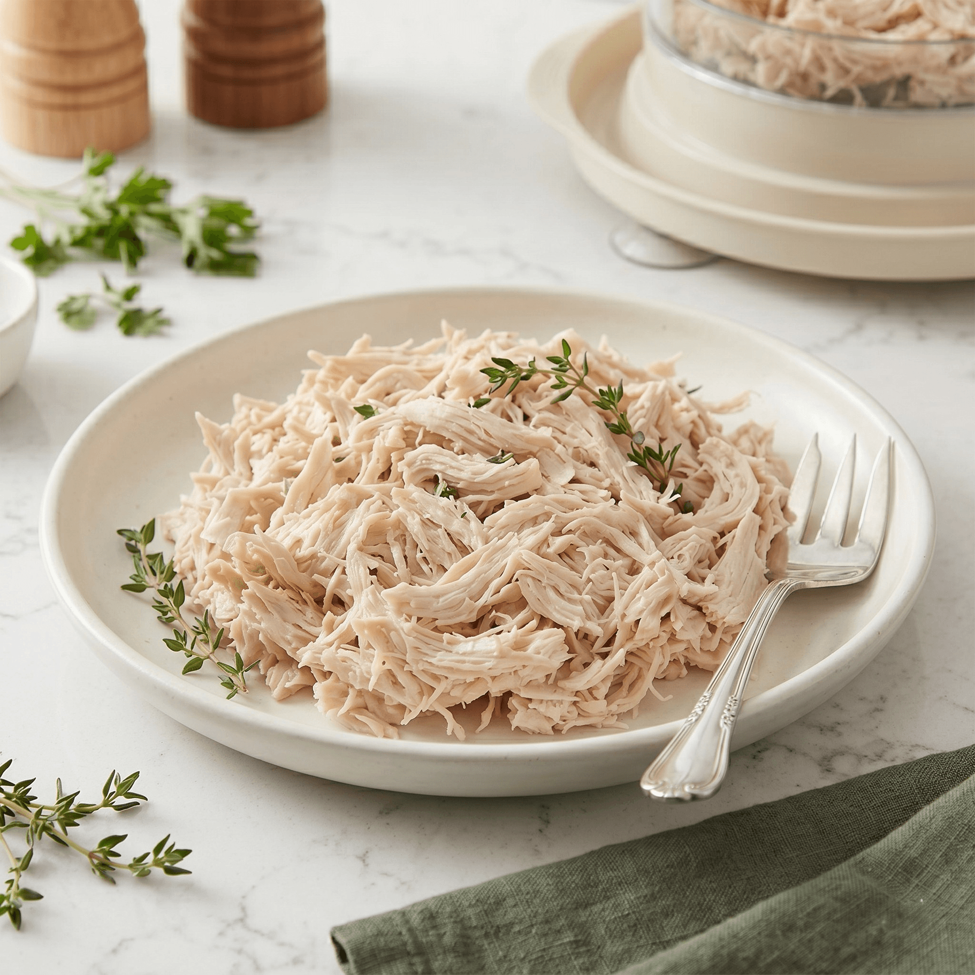 Serve your perfectly shredded meal